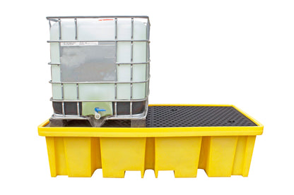 BB2FW - 4-way 2 IBC Plastic Bunded Spill Containment Pallet