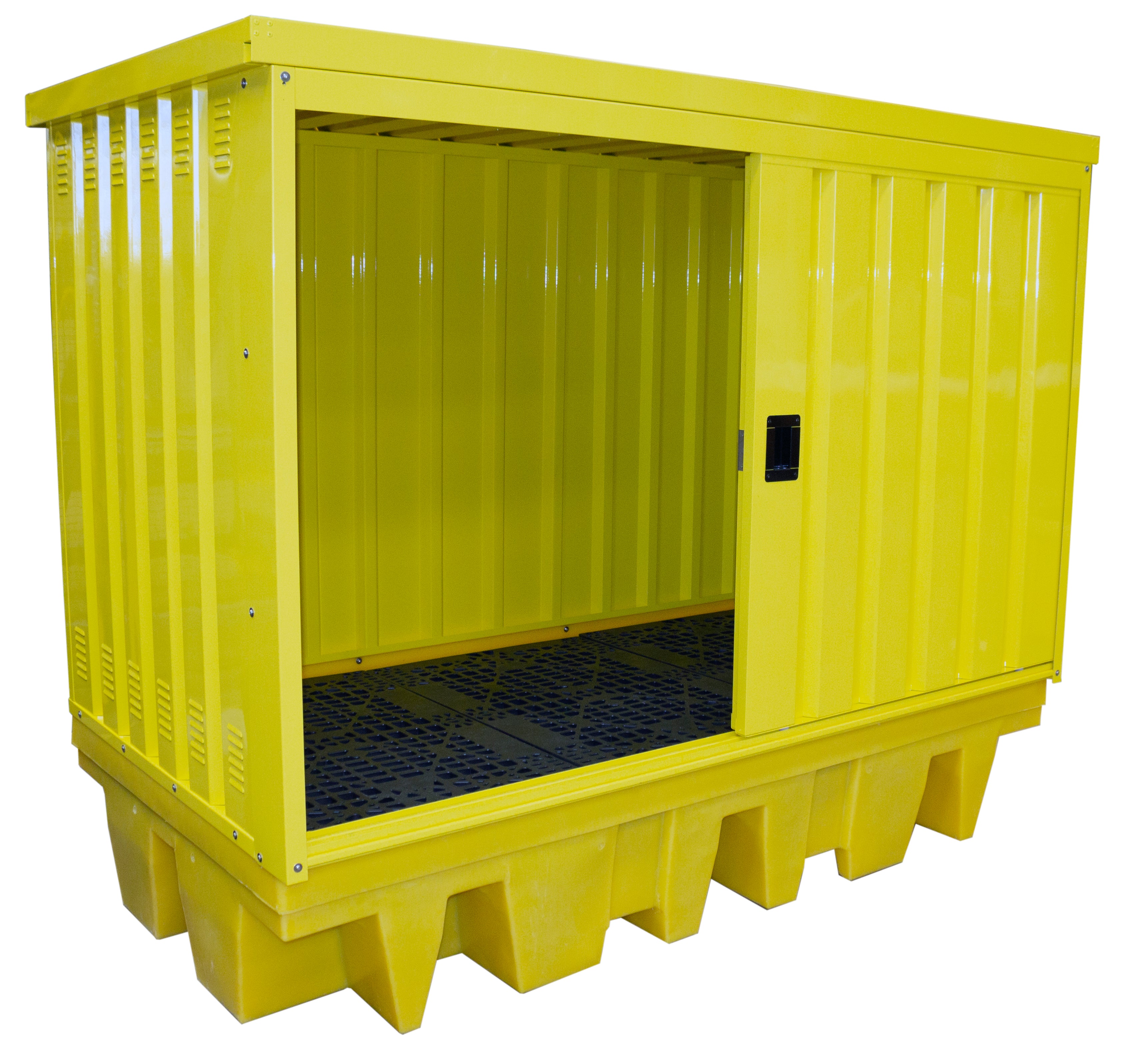 BB2HCS - 2 IBC Steel Covered Bunded Spill Containment Pallet