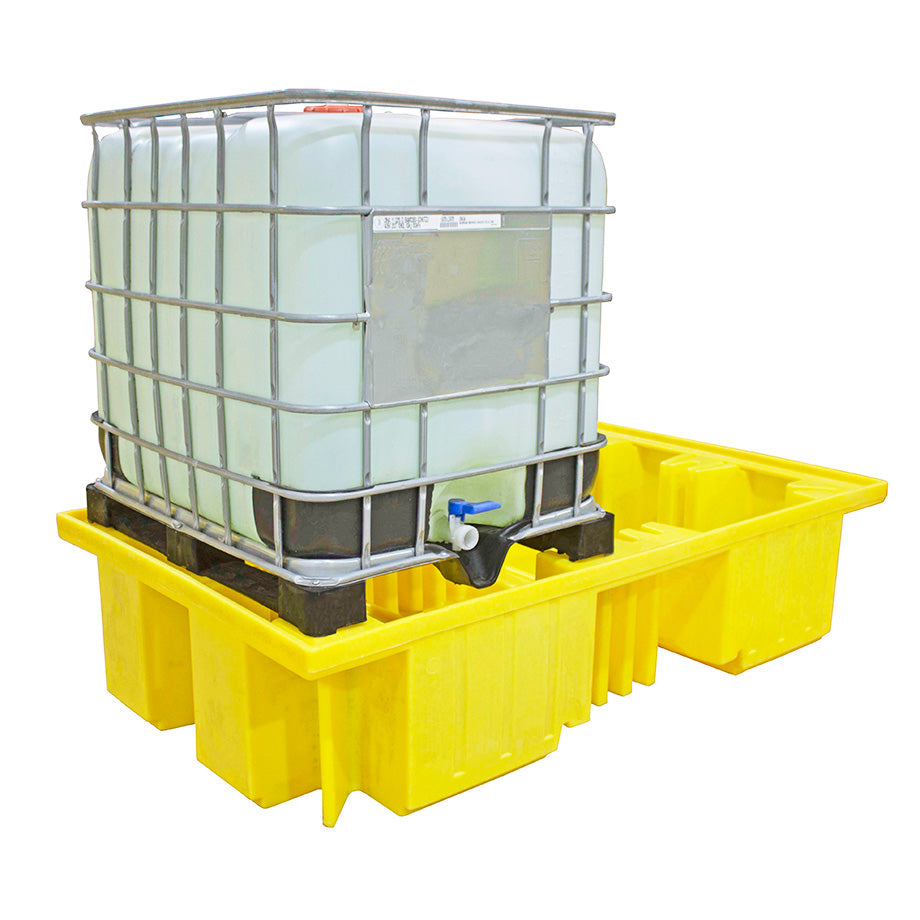 BB4 - 2 IBC Plastic Bunded Spill Containment Pallet