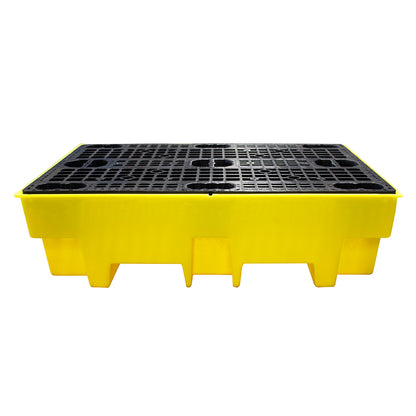 Double Drum Spill Pallet - BP2 || 240ltr Sump Capacity