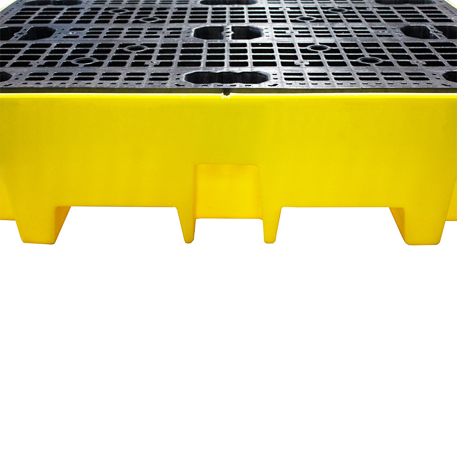 Double Drum Spill Pallet - BP2 || 240ltr Sump Capacity