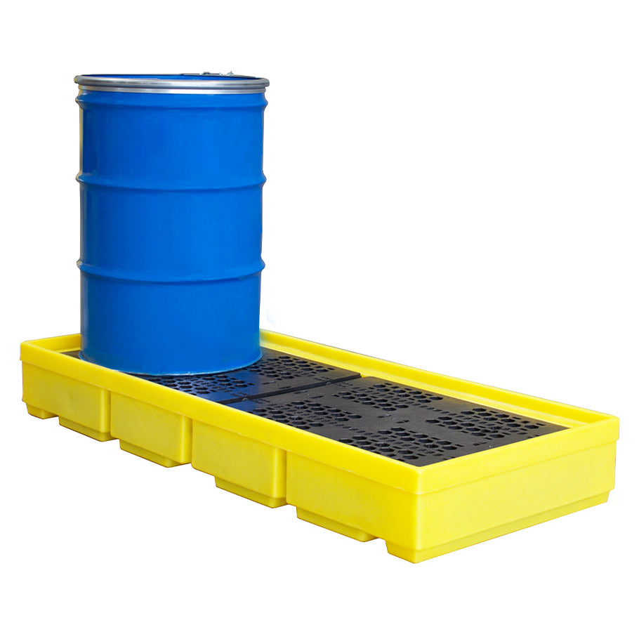 Plastic 3 Drum Spill Pallet - BP3 ||To Hold 3 Drums