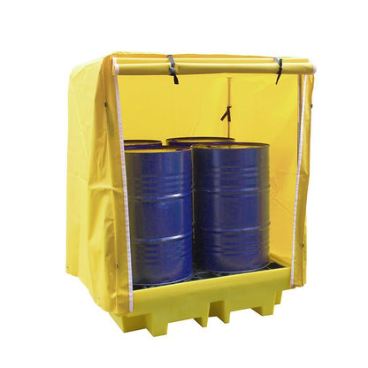 BP4C - 4 Drum Covered Bunded Spill Containment Pallet