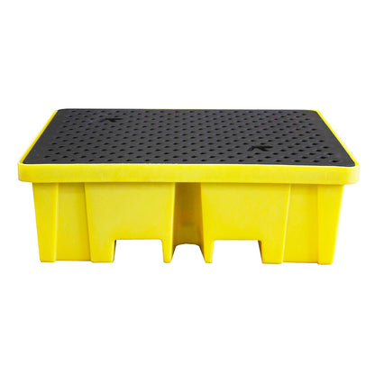 Plastic 4 Drum Spill Pallet With 4-Way Forklift Entry  - BP4FW ||To Hold 4 Drums