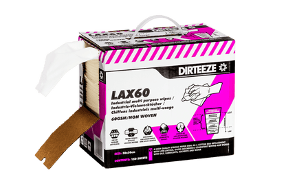 Dirteeze Industrial Multi-Purpose Technical Process Wipes - LAX60B ||150 Wipes